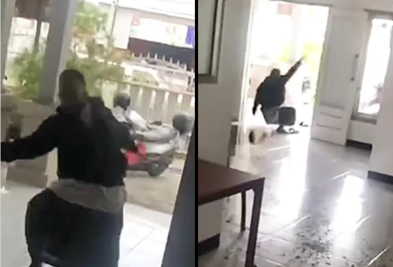 Viral! Pria di Lombok Gagal Bakar Kantor Desa, Terpeleset Cairan yang Dibawanya Sendiri