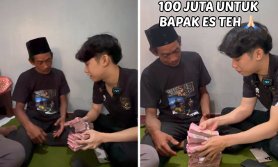 Willie Salim Datangi Rumah Sunhaji dan Berikan Gepokan Uang Senilai Rp100 Juta