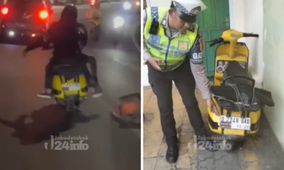 3 Pria di Subang yang Diduga Mabuk Tendang Cone Berujung Motor Disita Polisi