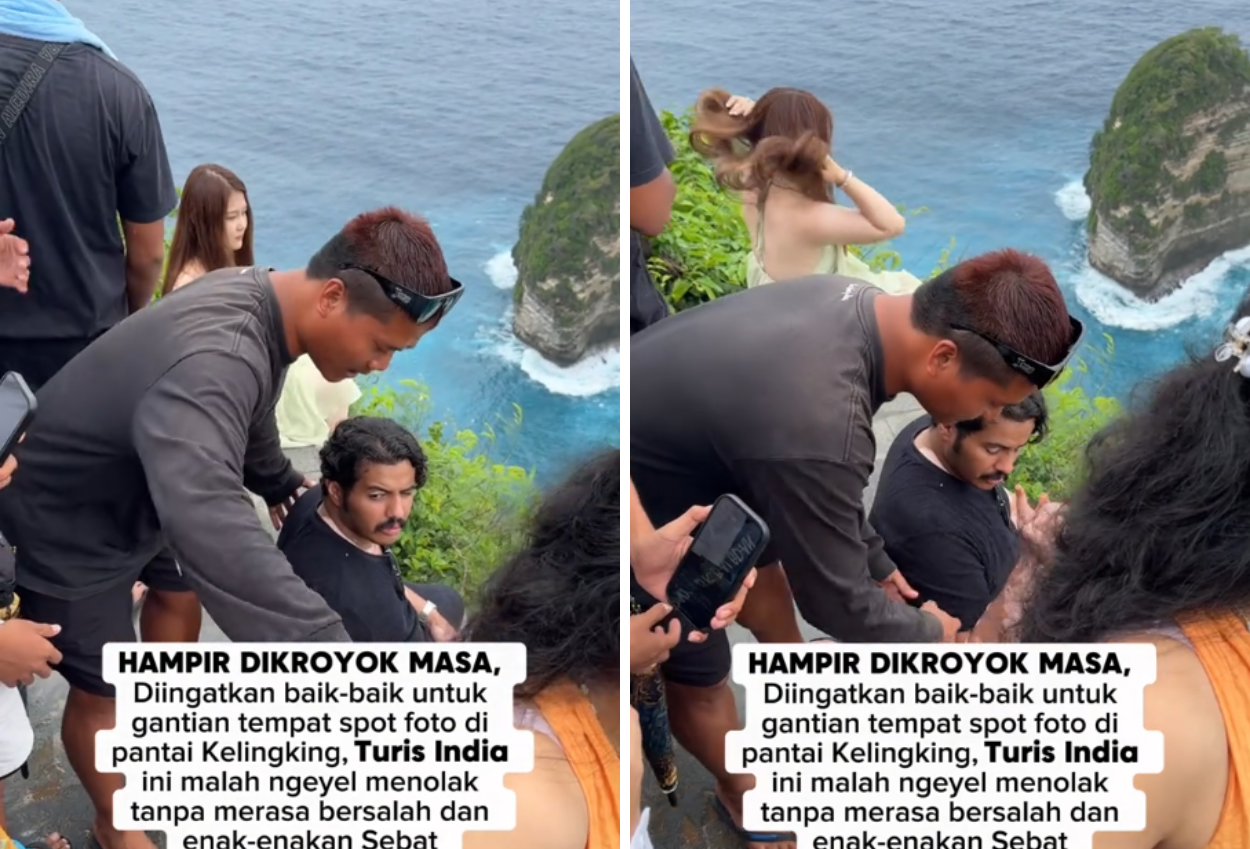 Aksi Turis India di Bali Bikin Geram, Hampir Picu Konflik Gara gara Enggan Bergantian Spot Foto