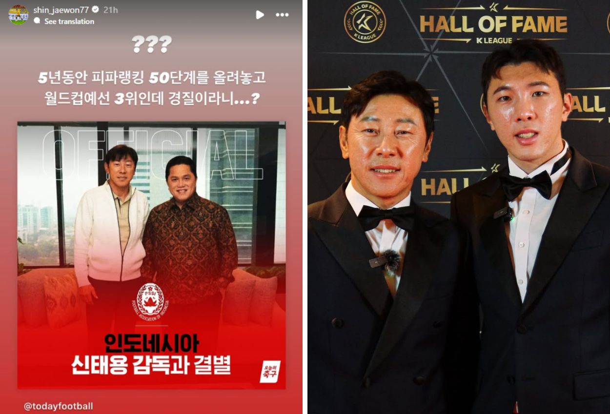 Anak Shin Tae yong Beri Komentar Menohok Usai Sang Ayah Dipecat