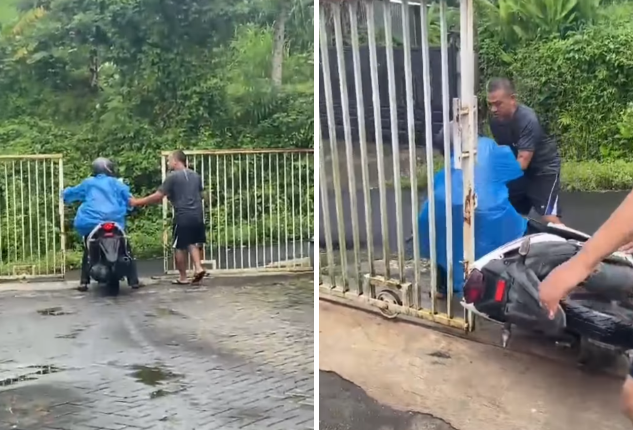 Bapak bapak Gagalkan Aksi Pencurian Motor di Malang, Malah Diajak Masuk ke Rumah