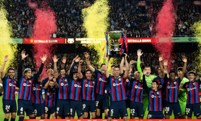 Barcelona Kembali Angkat Trofi! Menang Telak 5 2 atas Real Madrid di Piala Super Spanyol