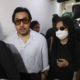 David Bayu Dampingi Sang Anak, Audrey Davis di Sidang Perdana Kasus Penyebaran Video Syur