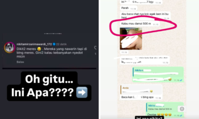 Dibongkar Shella Saukia Minta Uang Damai Rp500 M, Nikita Mirzani Gini Kalau Kebanyakan Nyedot Micin