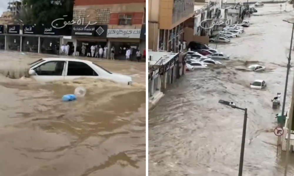 Diguyur Hujan Deras, Makkah dan Madinah Terendam Banjir hingga Sejumlah Mobil Hanyut
