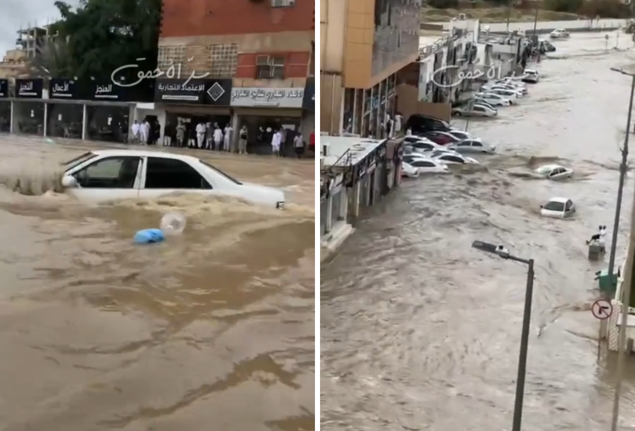 Diguyur Hujan Deras, Makkah dan Madinah Terendam Banjir hingga Sejumlah Mobil Hanyut