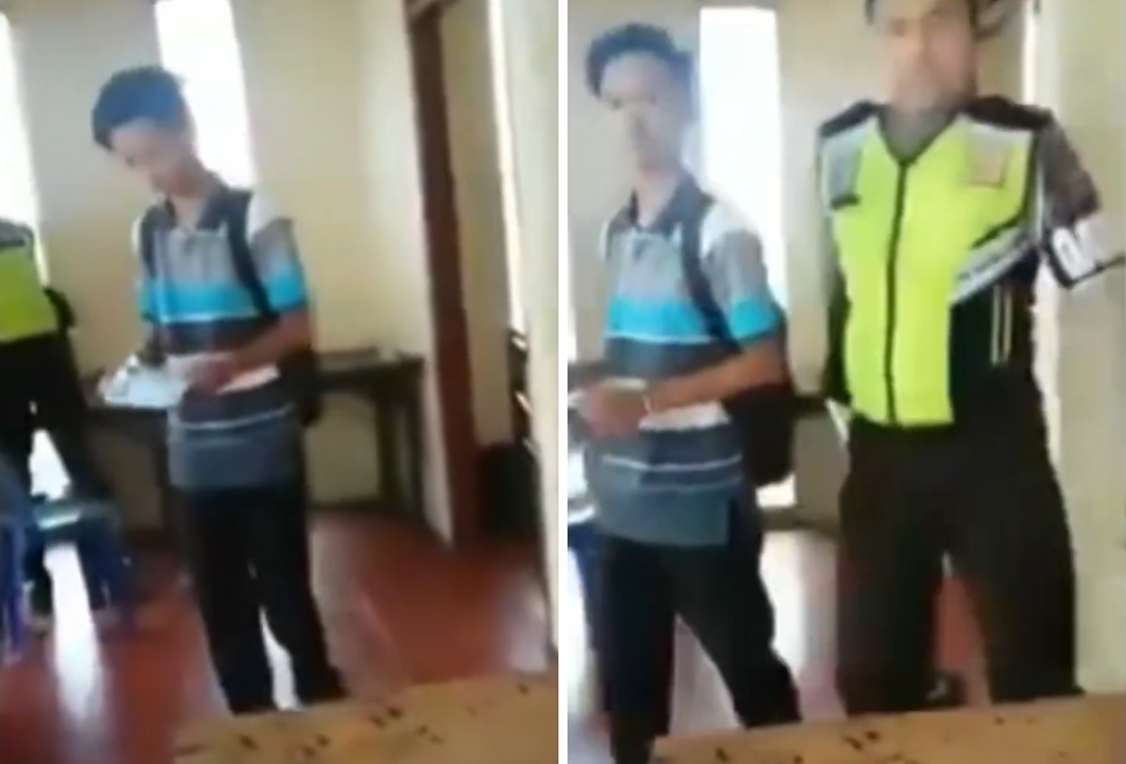 Dugaan Pungli, Oknum Polantas Tilang dan Ambil Uang yang Akan Digunakan Pemuda untuk Berobat Ibunya