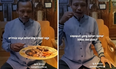 Dulu Dikenal Kanibal, Sumanto Kini Jadi Influencer Bikin Konten Mukbang Makan Sate