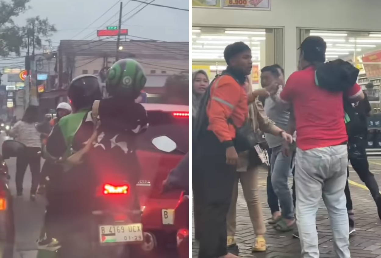 Geger! Kurir di Bekasi Dikeroyok karena Halangi Mobil LCGC yang Lawan Arah