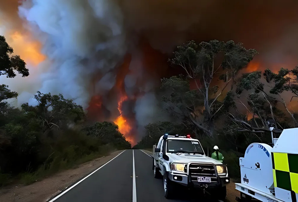 Kebakaran Hutan Landa Australia, Area Seluas 74 Ribu Hektare Ludes Terbakar