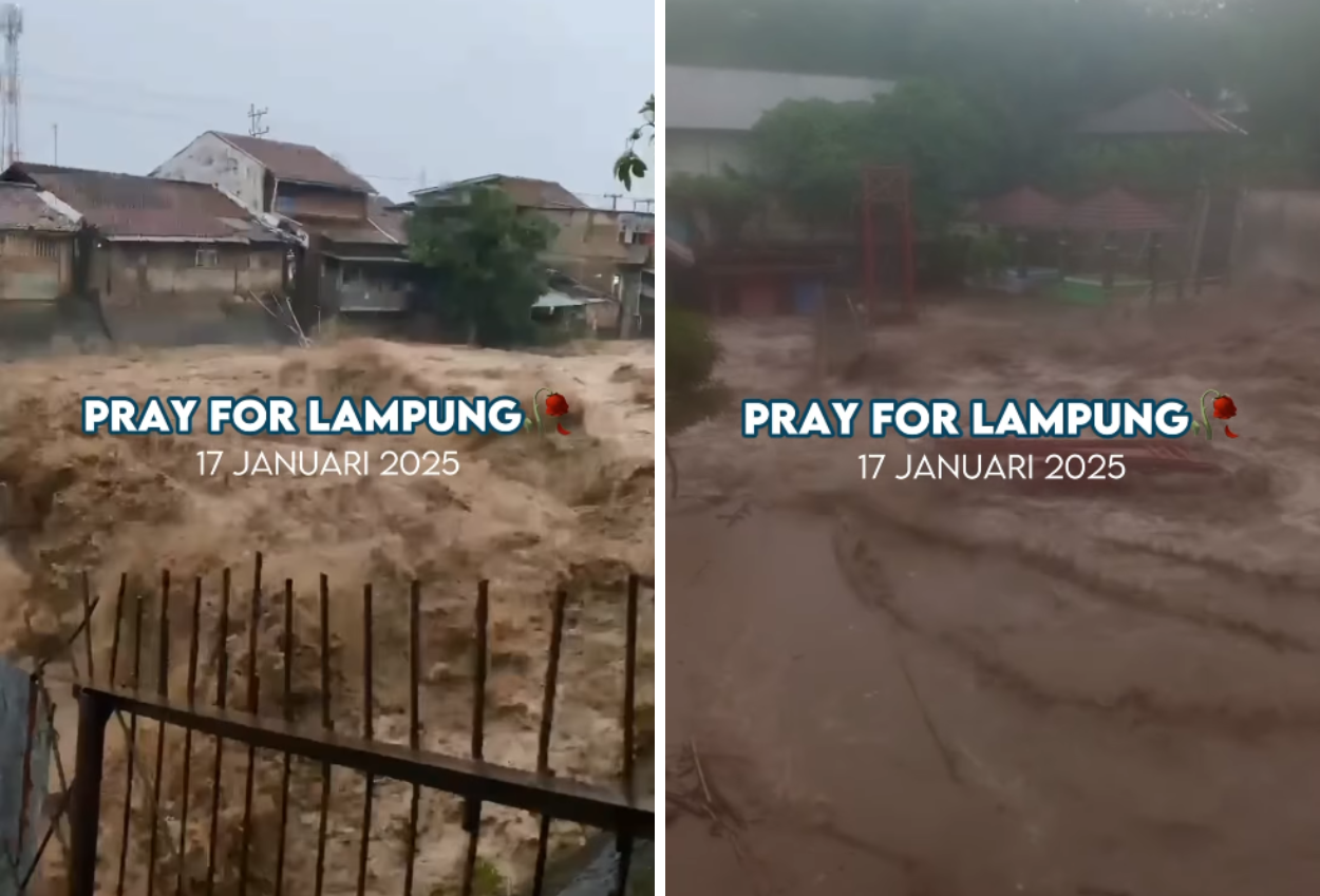 Lampung Diterjang Banjir Bandang, 19 Titik Terdampak dan 1 Orang Dikabarkan Tewas