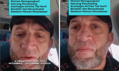 Momen Haru Pria Bertakbir dan Syahadat Sebelum Kecelakaan Pesawat Azerbaijan, Berujung Selamat