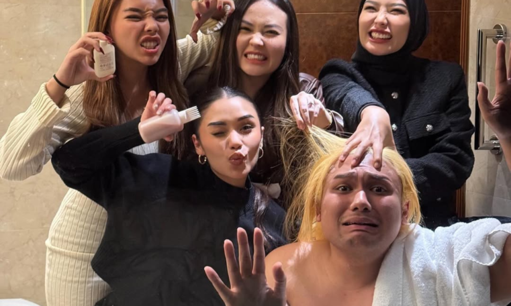 Momen Kocak, Keanu Ingin Cat Rambut Warna Merah Malah Berubah jadi Kuning Saat Liburan ke Hong Kong