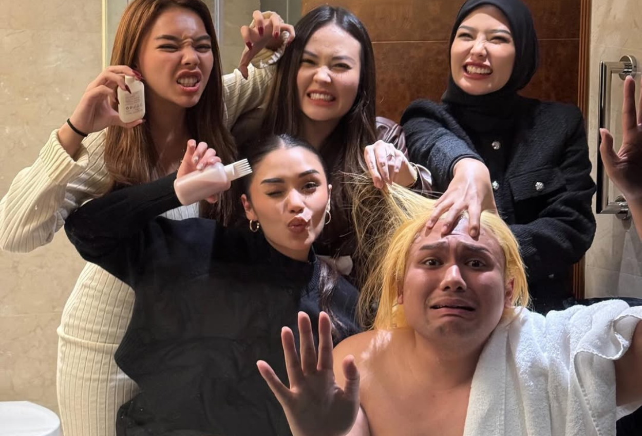 Momen Kocak, Keanu Ingin Cat Rambut Warna Merah Malah Berubah jadi Kuning Saat Liburan ke Hong Kong