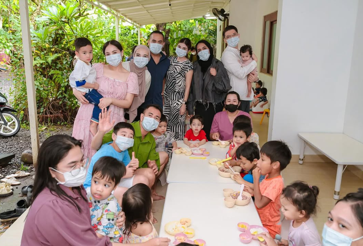 Nagita Slavina Jadi Donatur Tetap Panti Asuhan di Bali