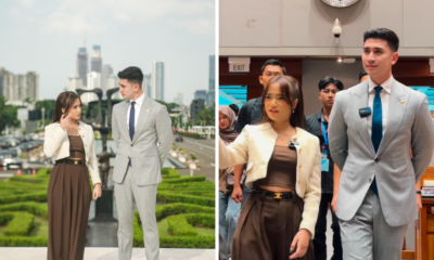 Outfit Fuji Panen Hujatan saat Diajak Verrel Bramasta Keliling Gedung DPR RI
