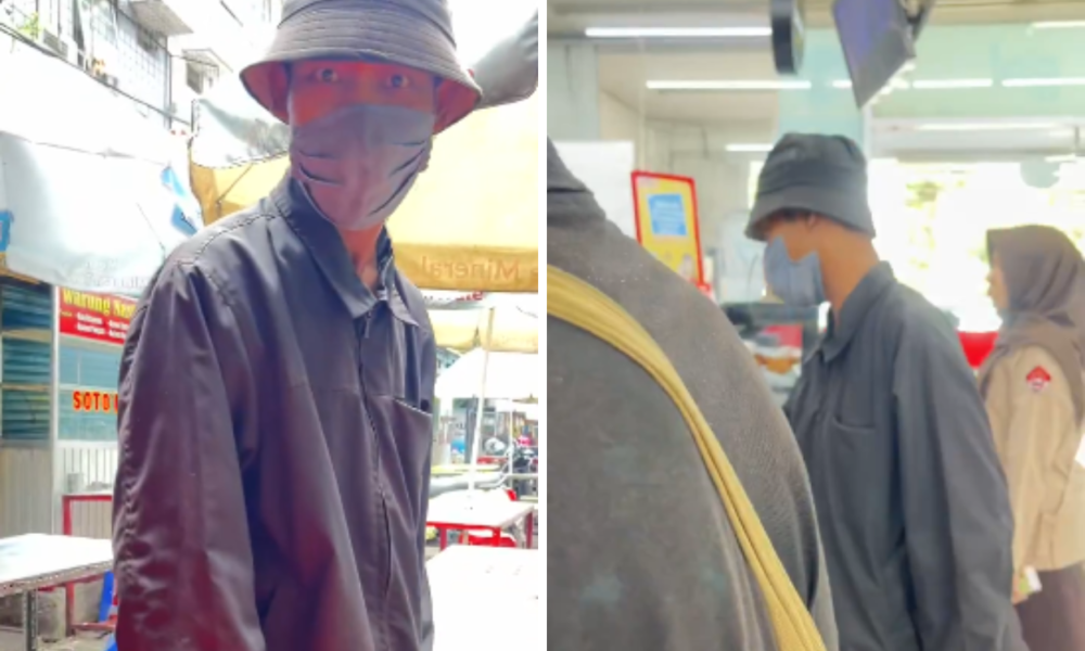 Pengemis di Bogor Marah Saat Tak Dikasih Uang, Keciduk Ketahuan Top Up Dana di Minimarket