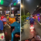Pengendara Motor Masuk Jalan Tol Viral saat Banjir di Jakarta Utara