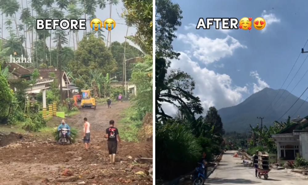 Penjual Bakso di Malang Pakai Uang Pribadi untuk Bangun Jalan Desa yang Rusak Parah, Habiskan Dana Rp10 Miliar