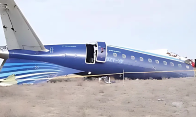 Pesawat Azerbaijan Airlines Jatuh di Kazakhstan, 38 Orang Dikabarkan Tewas dan 29 Selamat