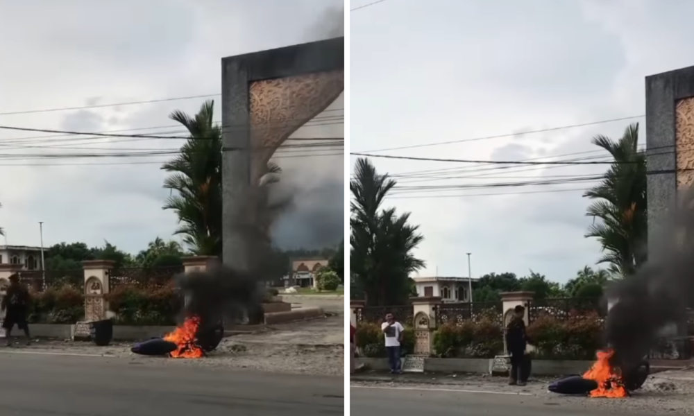 Pria di Sumatra Barat Nekat Bakar Motor Saat Hendak Ditilang Polisi karena Gunakan Knalpot Brong dan Tak Pakai Helm