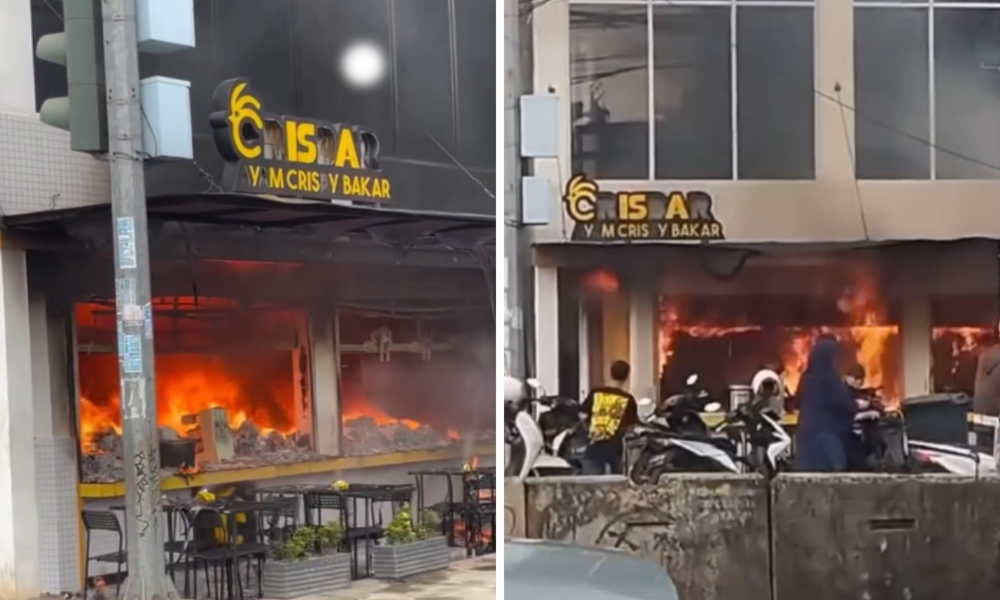 Ruko Crisbar di Ciputat Terbakar