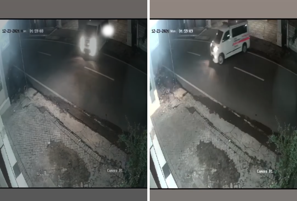 Terekam CCTV, Ambulans di Klinik Pasuruan Dicuri Saat Subuh