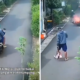 Terekam Video, Motor Ojol Ini Mendadak Terbakar saat Antar Penumpang