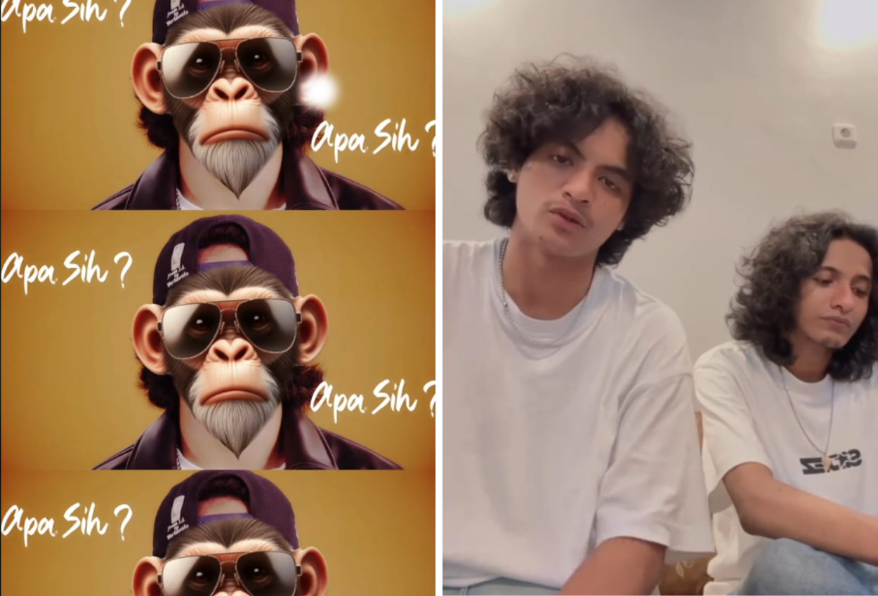Vadel Badjideh Ngamuk Mukanya Diganti jadi Gambar Monyet di Video Klip Band Radja