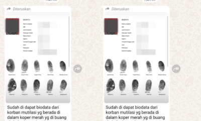 Viral! Dugaan Identitas Korban Mutilasi Tersebar via WhatsApp, Wajah Terpampang Jelas (1)
