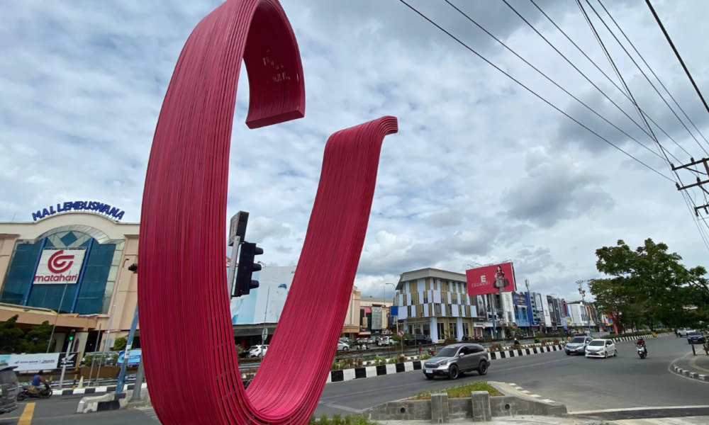 Viral! Pembangunan Tugu Pesut Samarinda Habiskan Anggaran Rp1,8 Miliar