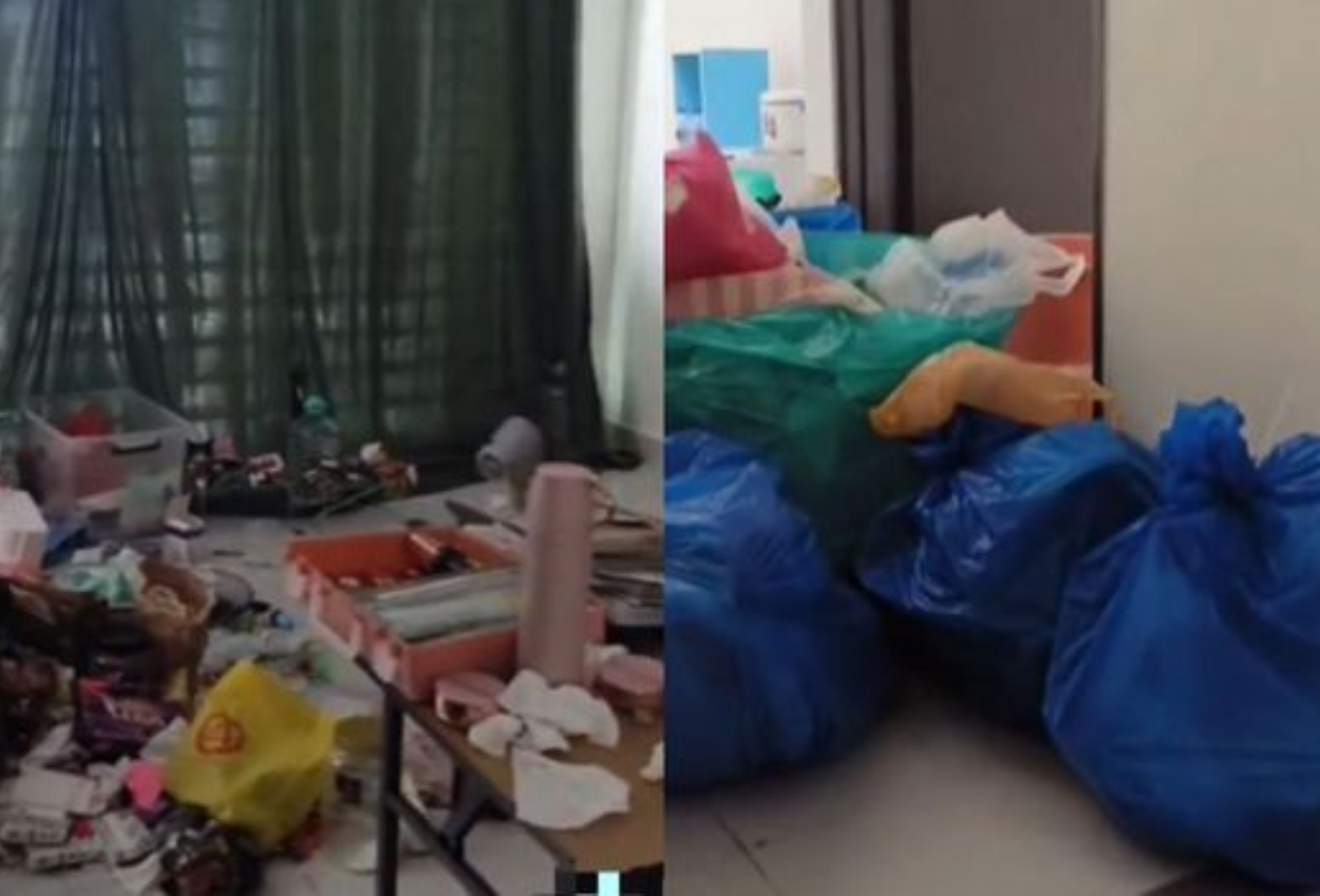 Viral! Penyewa Nunggak dan Tinggalkan Rumah Penuh Tumpukan Sampah dan Rayap