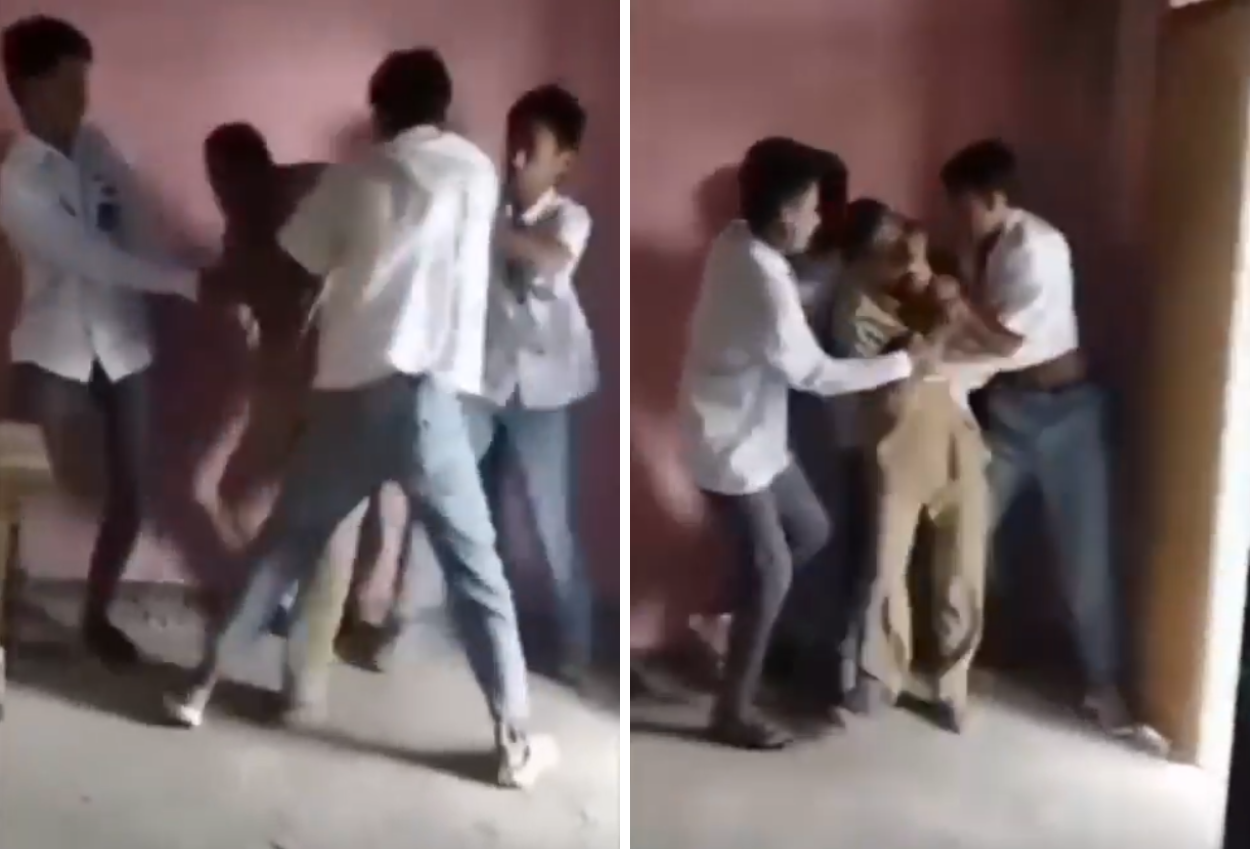 Viral! Siswa SMA Keroyok Guru di Dalam Kelas dan Disaksikan Teman temannya