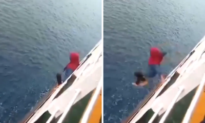 Viral Video, Seorang Ibu Lompat dari Kapal Feri Ketapang Gilimanuk