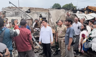 Wapres Gibran Tinjau Lokasi Kebakaran Kemayoran, Soroti Tempat Pengungsian yang Layak