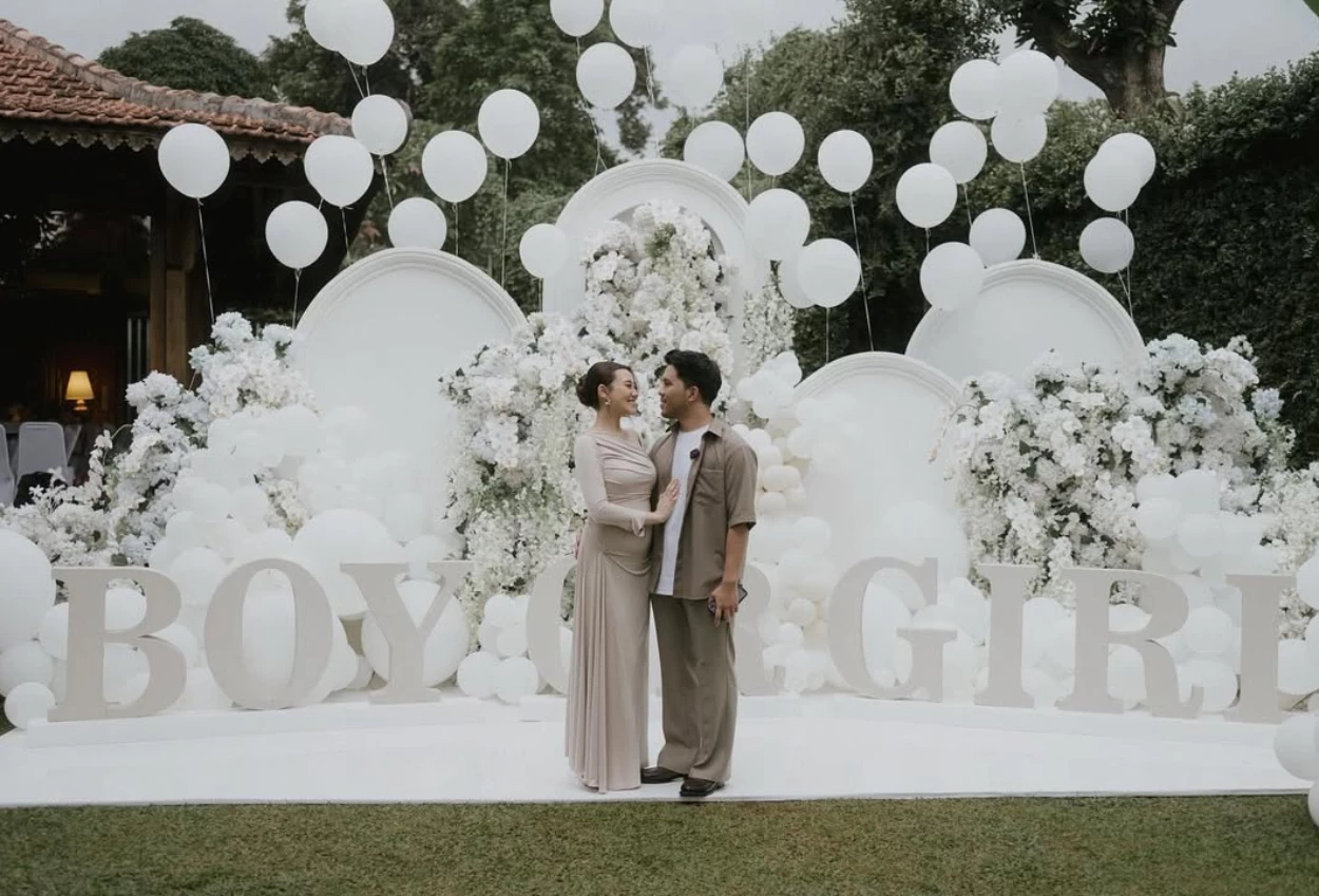 Aaliyah Massaid Pesta Gender Reveal Anak Pertama, Thariq Halilintar It's A Baby Boy!