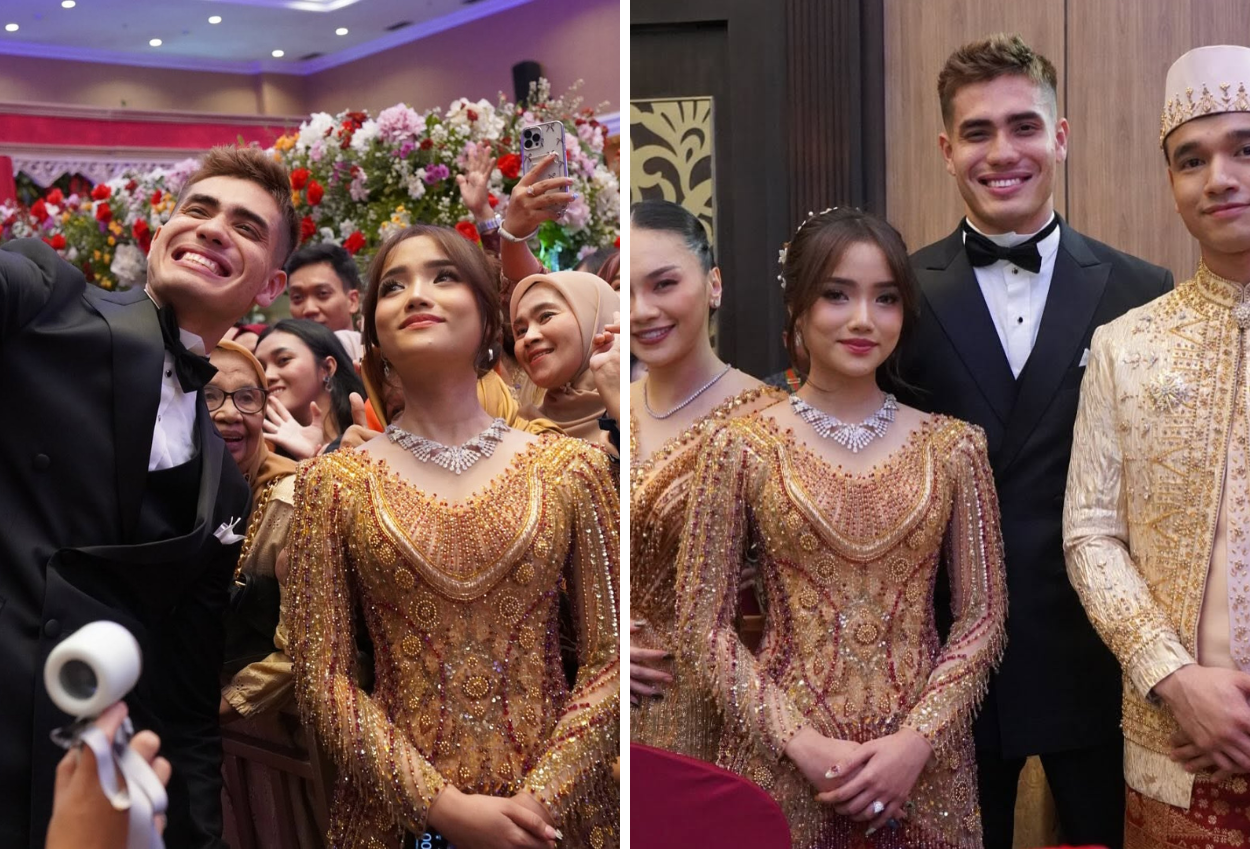 Aisar Khaled Datang ke Pernikahan Kakak Fuji dan Foto Bareng, Netizen Fuji Salting Tangannya Grogi