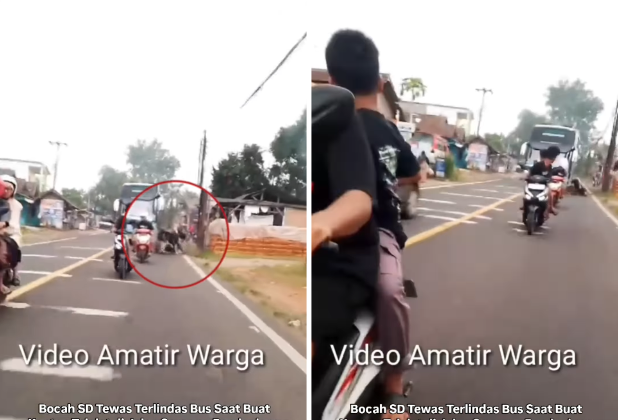 Bocah 6 Tahun di Serang Tewas Terlindas Bus saat Bikin Video Telolet