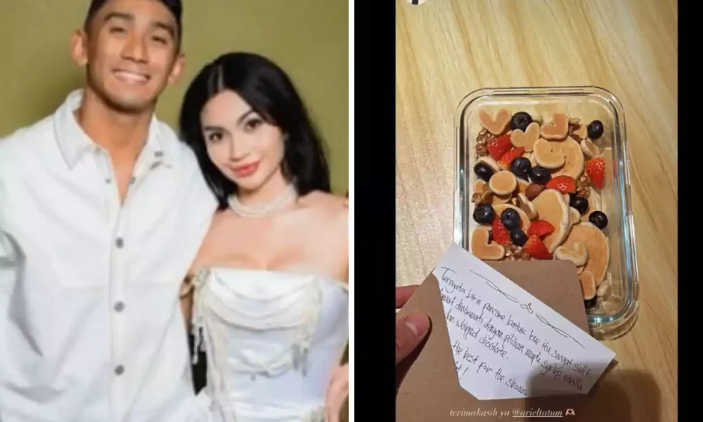Buatkan Pancake Berbentuk Love, Ariel Tatum Diduga Berpacaran Dengan Daffa Wardhana