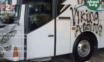 Bus Persib Bandung Kena Aksi Vandalisme, Polisi Amankan Dua Pelaku
