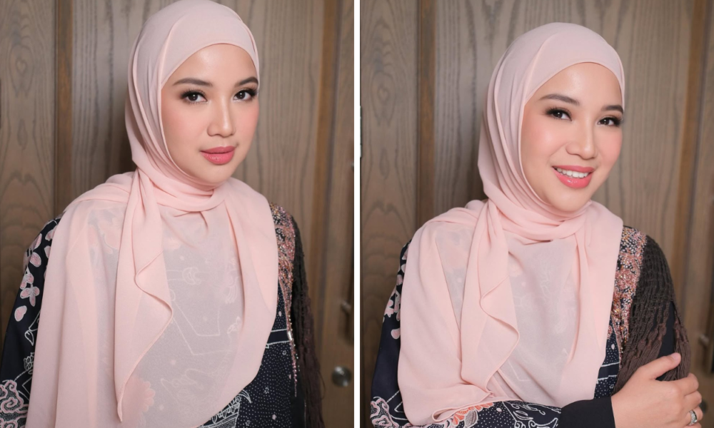 Chacha Frederica Terharu saat Peresmian Masjid Agung Kendal