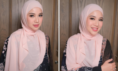 Chacha Frederica Terharu saat Peresmian Masjid Agung Kendal