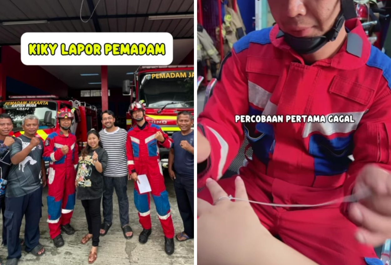 Cincin Tak Bisa Lepas, Kiky Saputri Langsung Minta Tolong Petugas Damkar