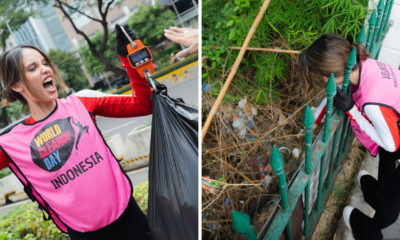 Cinta Laura Rayakan 18 Tahun Berkarier dengan Bersihkan Sampah