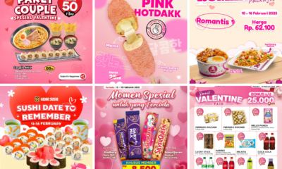 Daftar Promo Makanan Dan Minuman Valentine 2025, Nikmati Penawaran Menarik Dari Berbagai Gerai!
