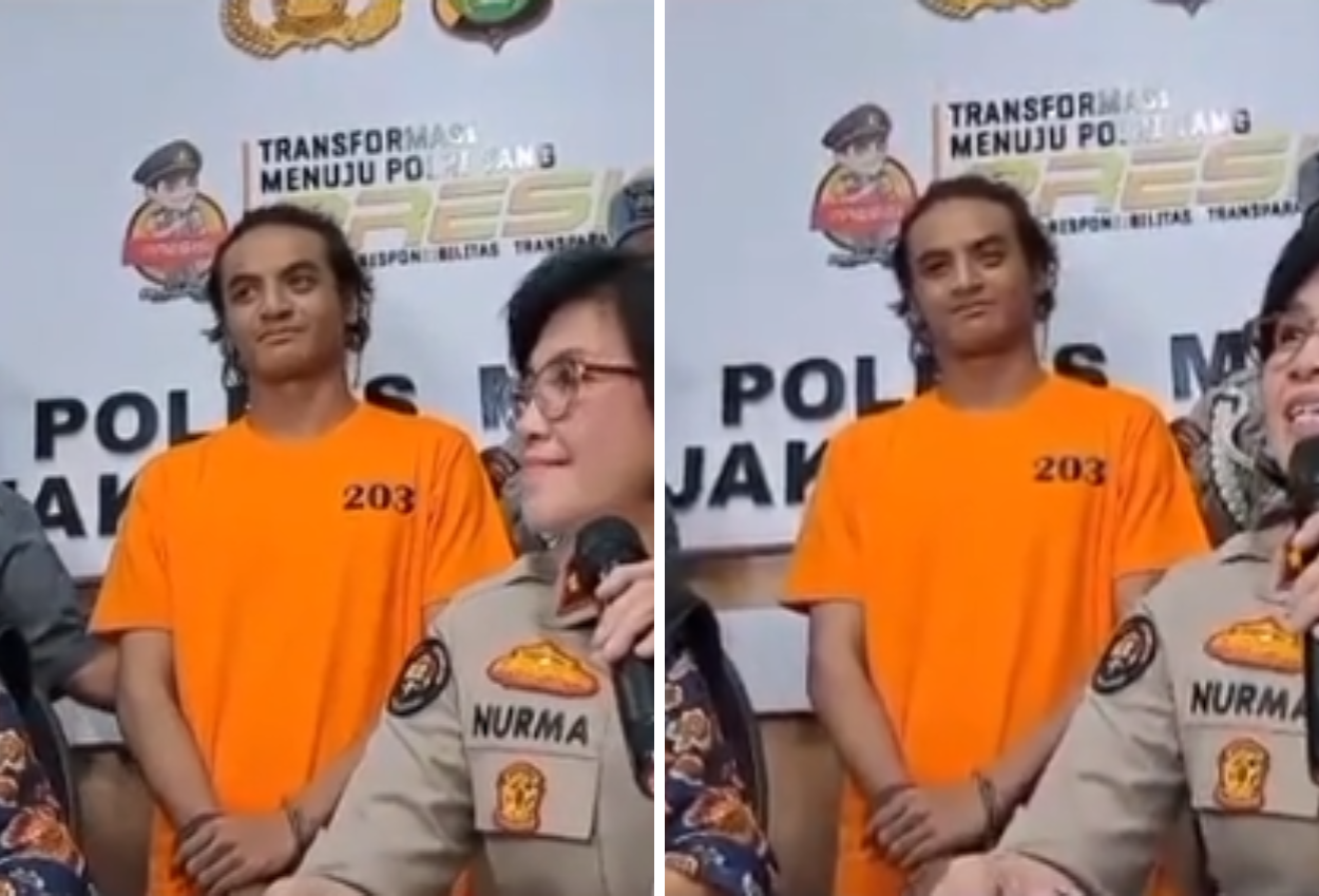 Ekspresi Vadel Badjideh Saat Gunakan Baju Tersangka Jadi Sorotan, Netizen Mantep Lu Begitu