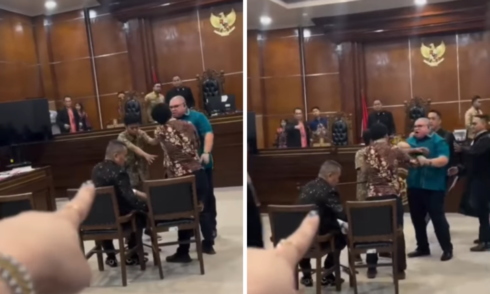 Geger! Razman Nasution Ngamuk Dan Serang Hotman Paris Di Ruang Sidang