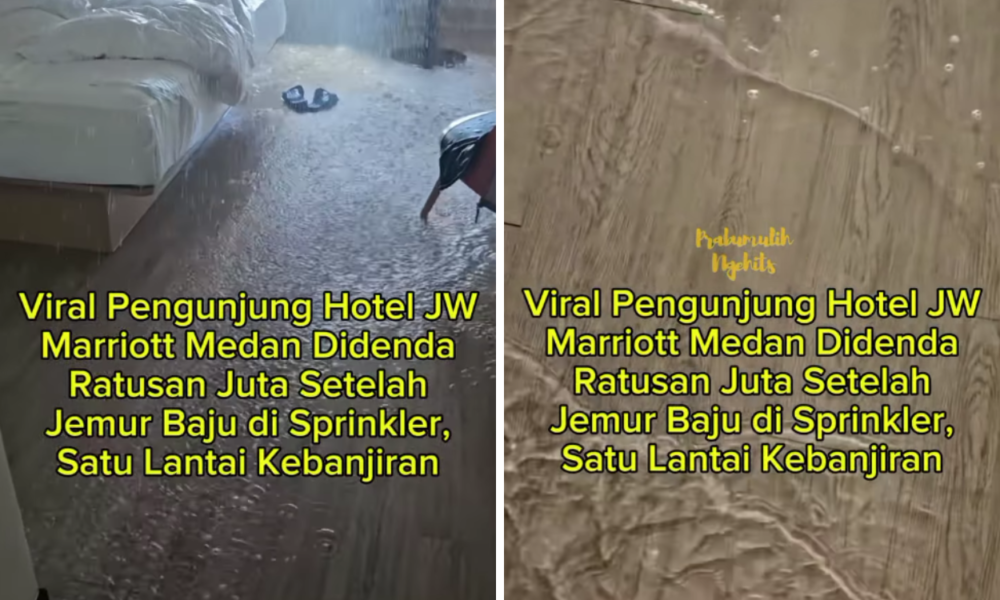 Hotel Jw Marriott Medan Banjir Karena Tamu Jemur Baju Di Sprinkler, Kena Ganti Rugi Seharga Mobil