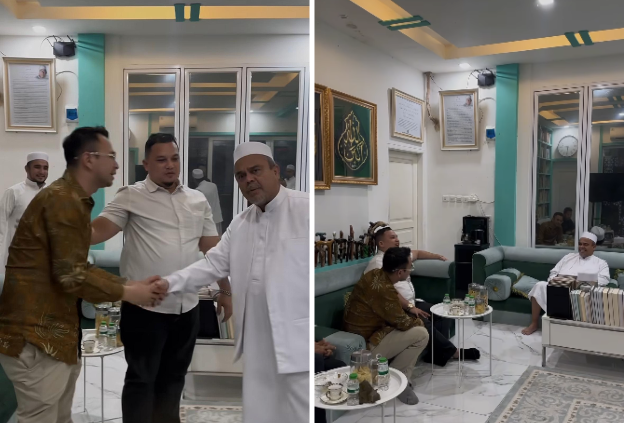 Ikuti Arahan Presiden Prabowo, Raffi Ahmad Kunjungi Rizieq Shihab